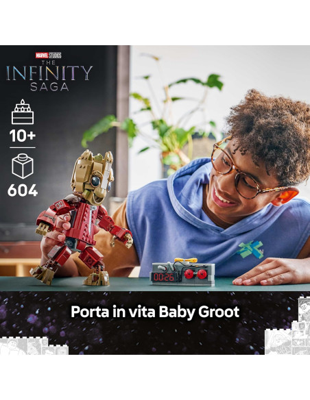 Lego Super Heroes - Groot in tuta da Ravager