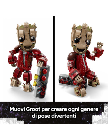 Lego Super Heroes - Groot in tuta da Ravager