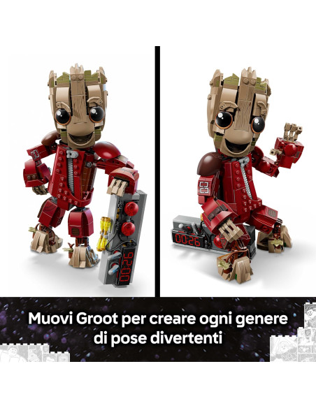 Lego Super Heroes - Groot in tuta da Ravager