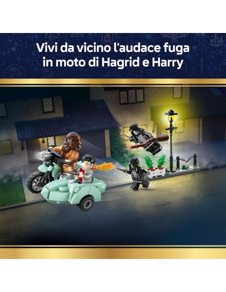 Lego Harry Potter - Fuga da Privet Drive di Hagrid e Harry
