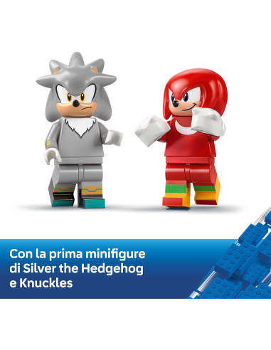 Lego Sonic - Auto di Silver vs Monster Truck di...