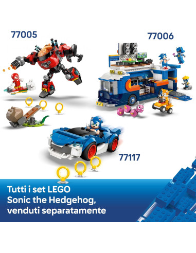 Lego Sonic - Auto di Silver vs Monster Truck di...