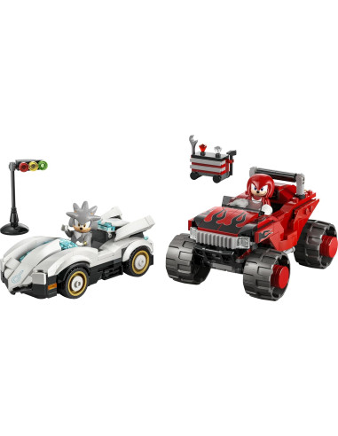 Lego Sonic - Auto di Silver vs Monster Truck di...
