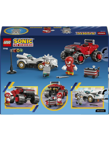 Lego Sonic - Auto di Silver vs Monster Truck di...
