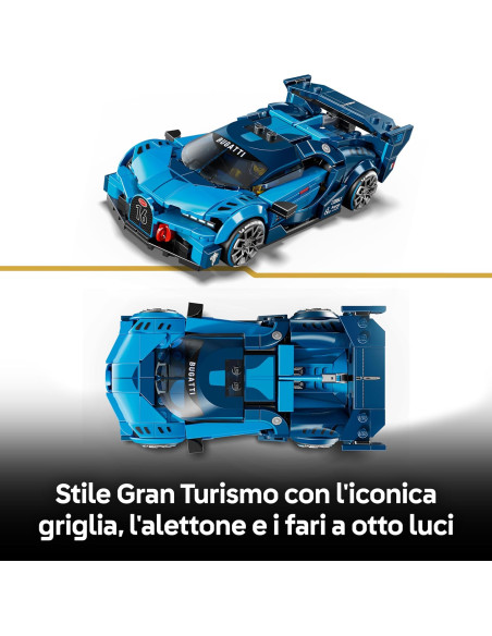 Lego Speed Champions - Super auto sportiva Bugatti Vision GT