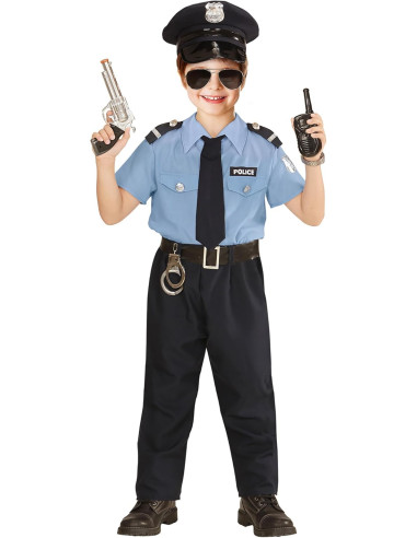 Poliziotto camicia, pantaloni, cintura,...