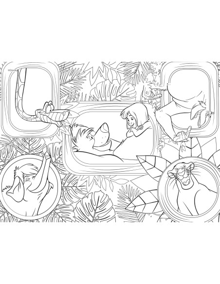 Disney Classic Puzzle 4x48 Maxifloor Misto