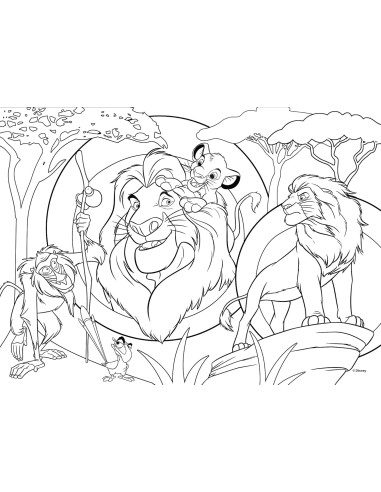 Disney Classic Puzzle 4x48 Maxifloor Misto