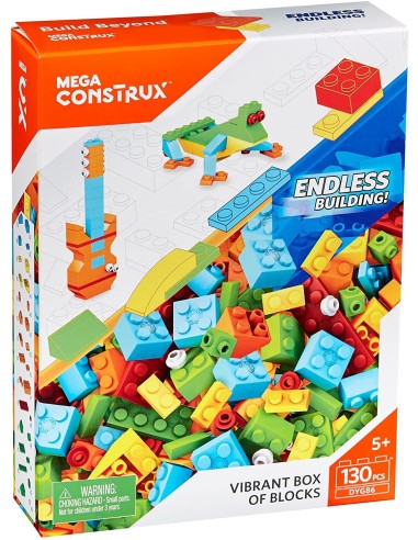 SCATOLA BLOCCHI MEDIA DI MEGA BLOKS (130 PEZZI)...