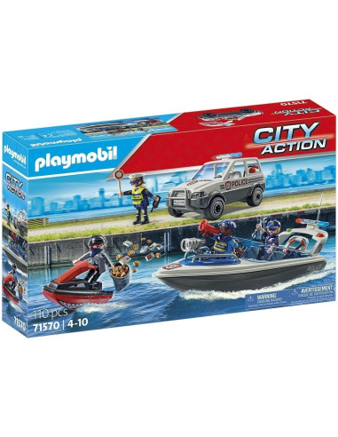 Playmobil - Inseguimento della polizia in acqua