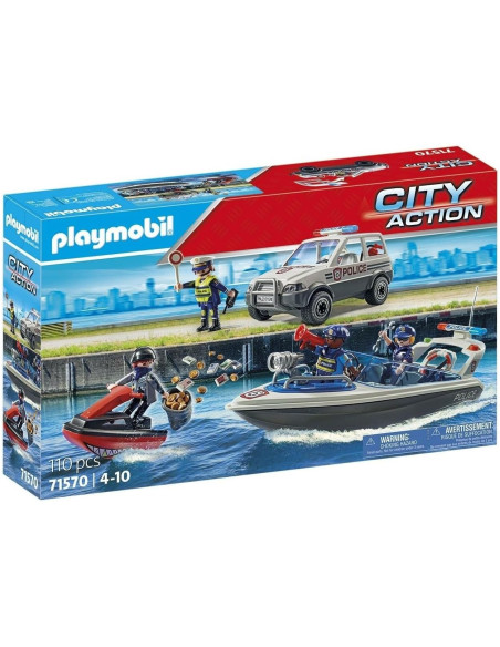 Playmobil - Inseguimento della polizia in acqua
