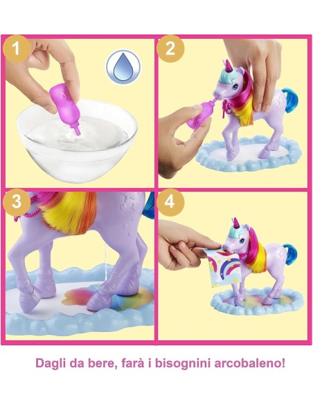 Barbie Unicorno Arcobaleno