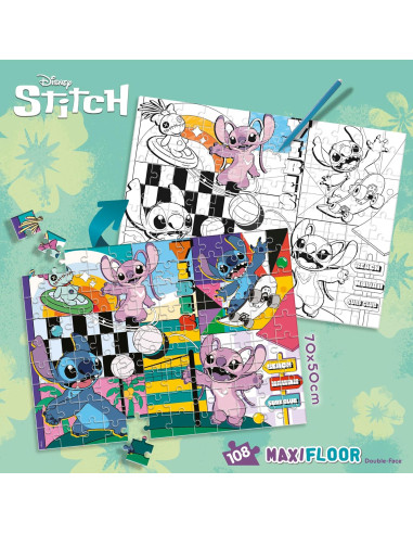 Disney Lilo e Stitch Puzzle DR Maxi Floor 108