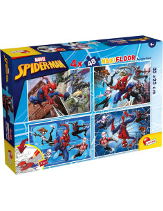 Marvel Puzzle 4x48 Spiderman Maxifloor