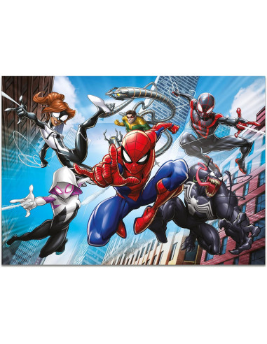 Marvel Puzzle 4x48 Spiderman Maxifloor