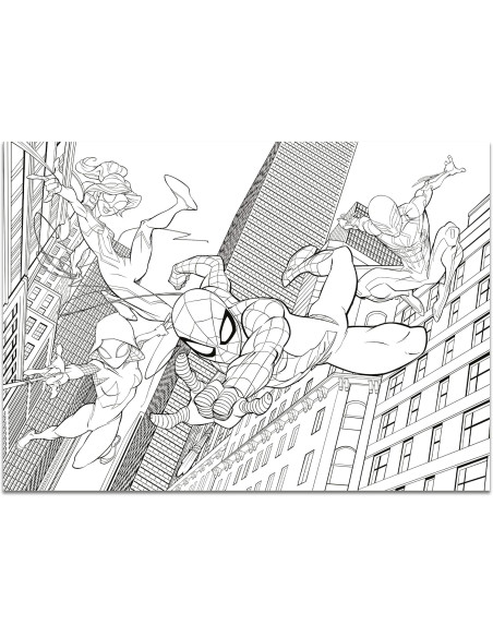 Marvel Puzzle 4x48 Spiderman Maxifloor