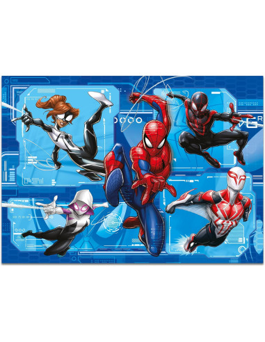 Marvel Puzzle 4x48 Spiderman Maxifloor