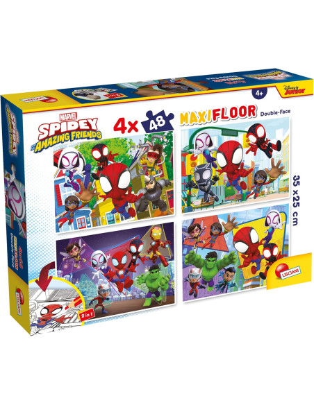 Marvel Puzzle DF Maxifloor 4x48 Spidey