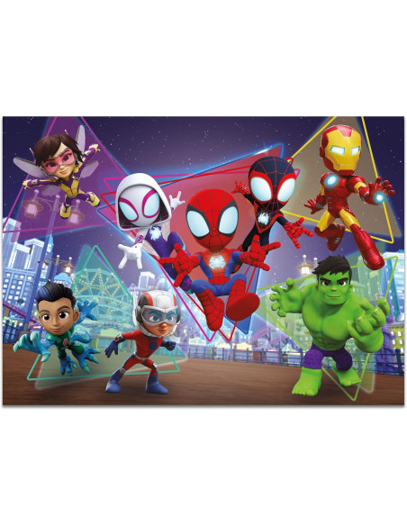 Marvel Puzzle DF Maxifloor 4x48 Spidey