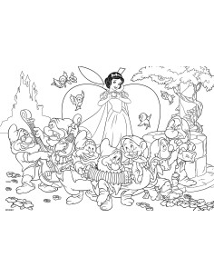 disney puzzle maxi floor 24 biancaneve  2