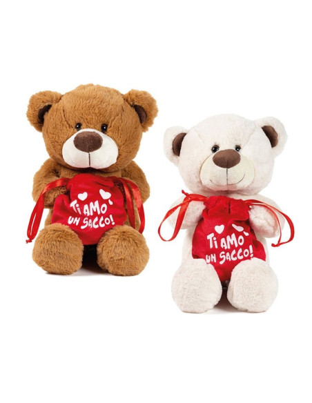 Orso 25cm c/ sacchetto ti amo 2 modelli