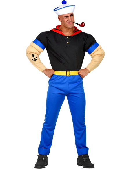 T-shirt braccia muscolose Super Marinaio Tg. L