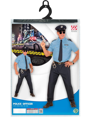 Poliziotto camicia, pantaloni, cintura,...