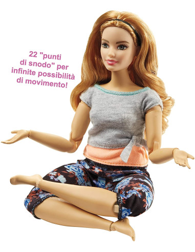 Barbie 22 Punti Snodabili per Infiniti Movimenti 