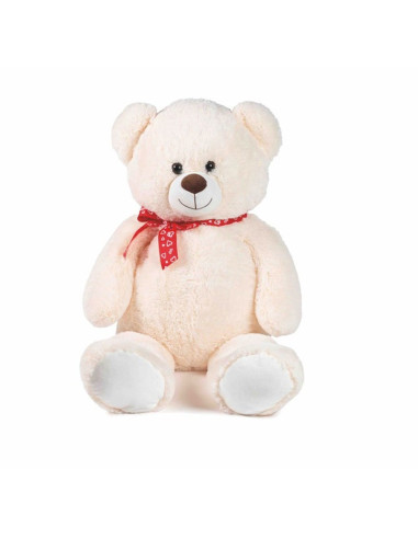 Orso bianco 100cm c/fiocco