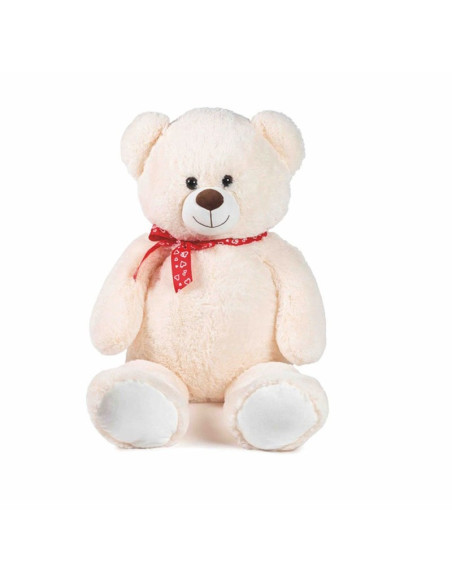 Orso bianco 100cm c/fiocco