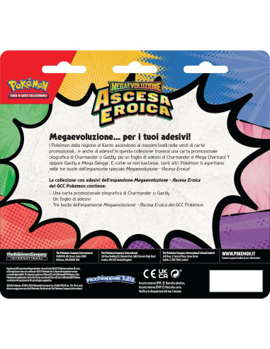 Pokémon: collezione con adesivi Megaevoluzione...