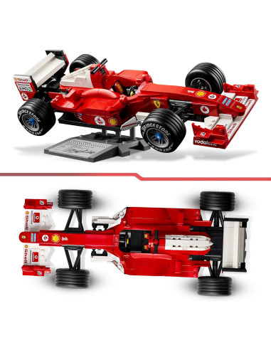 Lego Icons - Ferrari F2004 e Michael Schumacher