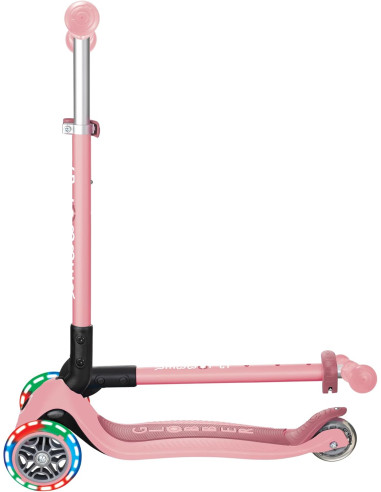Globber - Primo Foldable Lights - Pastel Pink
