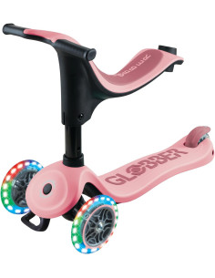 Globber - Go-Up Sporty Light - Pastel Pink- Deep Pastel Pink 2