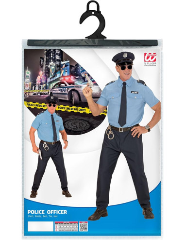 Poliziotto camicia, pantaloni, cintura,...