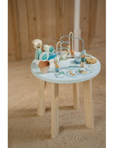 Tavolino multi attività forest friends blu