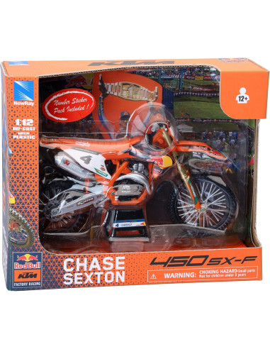NEW RAY - 1:12 Redbull Ktm 450sx-F Chase Sexton N1