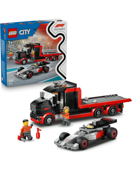 Lego City - Display Truck F1 con auto da corsa Audi F1