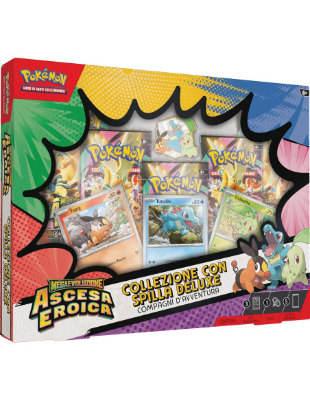 Pokemon - M2.5 Collezione con spilla Deluxe Compagni d'avventura