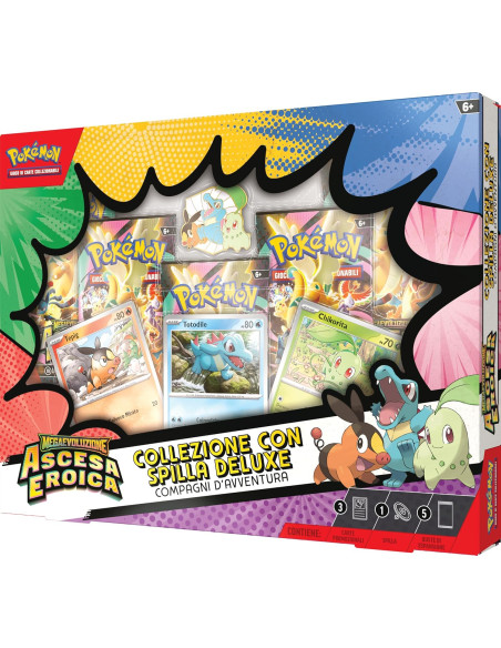 Pokemon - M2.5 Collezione con spilla Deluxe Compagni d'avventura