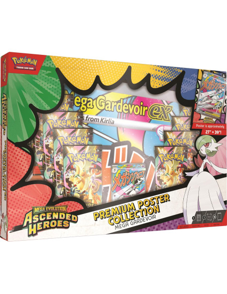 Pokemon - Collezione Poster Premium Mega Lucario o Gardevoir