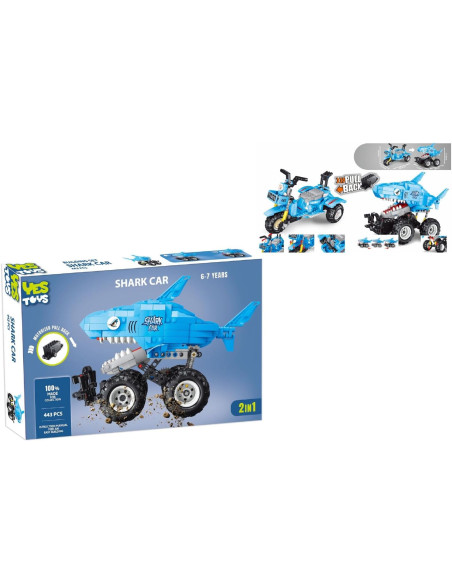 Yes Toys - Shark Car 2in1 443 Pz