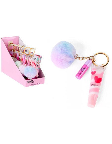 Create It! Set 2 Lipgloss con Portachiavi