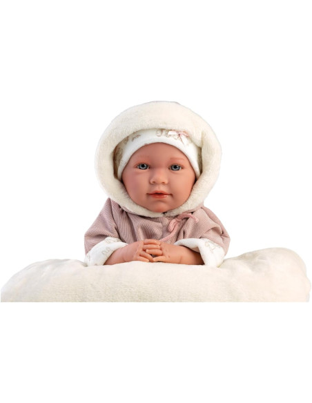 Reborn Joelle Morbido Lala 42cm con Cuscino