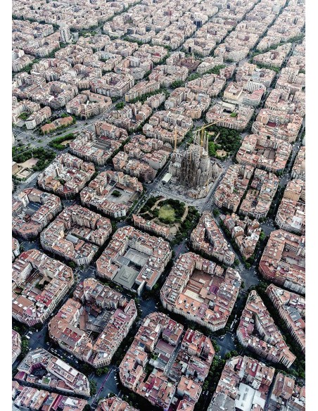 Barcelona vista dall'alto 1000 pz