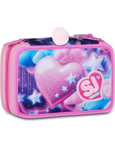 Seven - Astuccio 3 zip Fluffy Pink 2