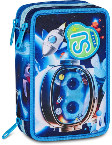 Seven - Astuccio 3 zip Space Led