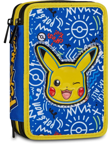 Seven - Astuccio 3 Zip Pokémon 