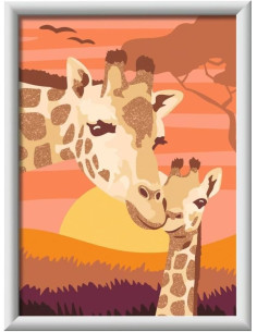 CreArt Serie D - Giraffe al tramonto