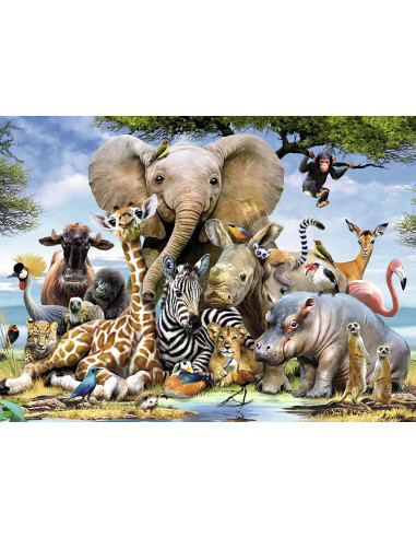 Puzzle 300 pz XXL - Cuccioli d'Africa